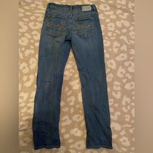 BKE Men's Tyler Bootcut Jeans in Dark Blue